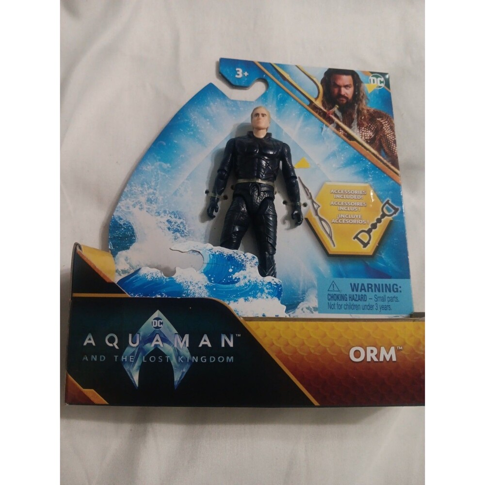New Spin Master DC Aquaman & The Lost Kingdom Orm 4" Action Figure Collectible